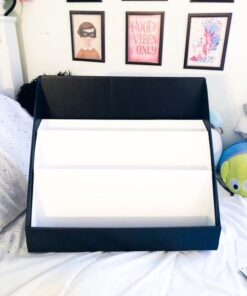 Classroom Keepers Sturdy Cardboard Book Shelf, 3-Tiered, Blue, 17" H x 20" W x 10" D, 1 Unit Mailbox 34 41BBtgd8D6L 1