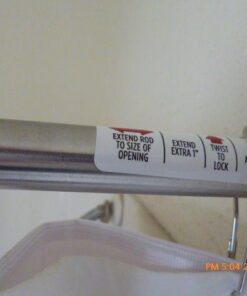 iDesign Astor Metal Tension, Adjustable Customizable Curtain Rod for Bathtub, Shower Stall, Closet, Doorway, 43-75", Brushed Stainless Steel,78570 43-75" Set of 1 34 41BPpYYFT6L