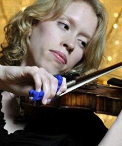 Original Bow Buddy Bright Blue 2-Piece Set: Things 4 Strings Bow Hold Buddies Violin/Viola Teaching Aid Accessory 13 41BV4G DRCL