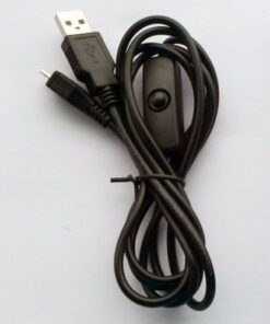 Alternative view of JBtek Raspberry Pi Micro USB Cable with ON/Off Switch - Easy Start/Reboot !