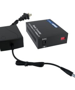 Gigabit Media Converter LC Multi-Mode Fiber Media Converter, up to 550m, 10/100/1000Base-Tx to 1000Base-SX (SX Transceiver Included) by CableRack MM 1PKV1 9 41CSDKiQ ES