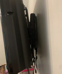 Perlegear Tilting TV Wall Mount for Most 37-75 inch TVs, Large Low Profile TV Mount Wall Bracket for Flat Curved LED LCD OLED TVs, Fits 16, 18, 24 Inch Studs Max VESA 600x400mm Support Up to 132lbs 23 41CZmWC3bEL