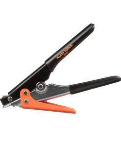 Klein Tools 86570 Tie Tensioning Tool, for Ties Rated at 120 to 250-Pound, Supplies up to 65-Pound of Tension, Handle Grips for Comfort 19 41CcZMQzMTS