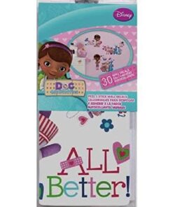 RoomMates RMK2280SCS Doc Mcstuffins Peel and Stick Wall Decals 10 inch x 18 inch 27 41CnBMcsiSL