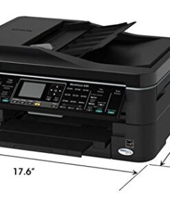 Epson WorkForce 645 Wireless All-in-One Color Inkjet Printer, Copier, Scanner, Fax, iOS/Tablet/Smartphone/AirPrint Compatible (C11CB86201) 6 41CqDOIdyzL