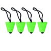 Best Neon Green Universal Kayak Scupper Plug Kit (Fit: Native Kayaks, Wilderness Systems Kayaks, Feelfree Kayaks, Perception Kayaks, Old Town Kayaks, plus all other major brands) (Set of 4)