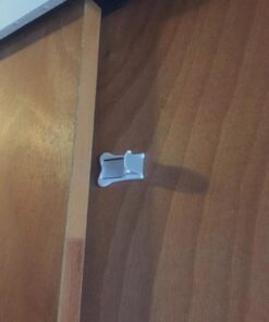 Sliding Door Lock for Child Safety - 2 Pack Grey/White White 30 41DgvqzyTHL