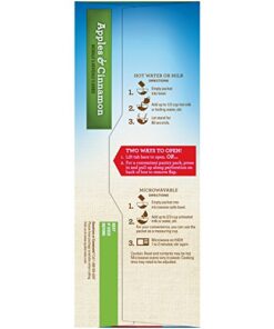 Quaker Instant Oatmeal, Apples & Cinnamon, Breakfast Cereal, 15.1 Ounce, (Pack of 4) Apples and Cinnamon Oatmeal 15.1 Ounce Box 18 41Dh5mIcdkL