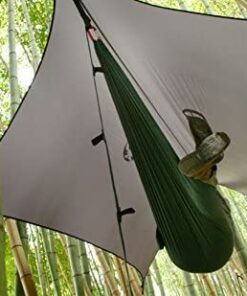 ENO, Eagles Nest Outfitters ProFly Rain Tarp, Ultralight Hammock Accessory Gray Standard Packaging 21 41ELBEIlVnL