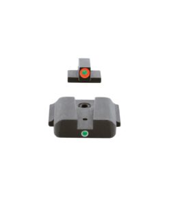 Alternative view of AMERIGLO i-Dot Sight Set, Compatible with Smith & Wesson M&P Shield (Excludes EZ) | Durable High-Performance Green Tritium Front & Rear Night Sights Green/Orange