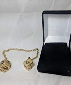 Custom 3d Stuff Antiqued Weathered Metal Han Solo Smuggler's Dice with box 29 41EckUd2I2L