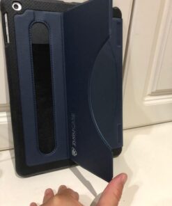 ZUGU CASE - 9.7 iPad 2018/2017 5th / 6th Gen & iPad Air 1 Prodigy X Case - Very Protective But Thin + Convenient Magnetic Stand + Sleep/Wake Cover - A1893, A1954, A1823, A1822, A1474, A1475, A1476 Black 58 41EtRc7wFnL