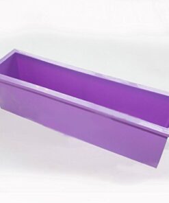 X-Haibei Soap Silicone Loaf Mold Wood Box | Flexible Rectangular Cold Process Loaf Mold for 42oz Soap Making Supplies Tall 3 inch 14 41FXuDmMznL