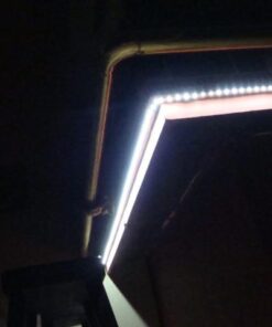 LEDJump Super Bright Dimmable Plug-In Daylight White Color 300 Lights LED Tape Flexible Rope Strip 12 Volts 3M Adhesive Tape Lighting System Certified (Strip Light Only, No Power) Strip Only 34 41FY1Ms9 5L