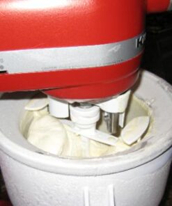 KitchenAid Ice Cream Maker Attachment - Excludes 7, 8, and most 6 Quart Models, Fits 5 to 6 quart Mixers fits 5 and 6 quart mixers Discontinued 22 41GF 4eVDvL
