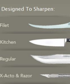 Lansky Standard Knife Sharpening System: 3-Stone Ceramic Knife Sharpener Kit with Honing Oil - LKC03 28 41GYpCEH fL