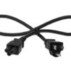 SF Cable 1ft 18 AWG NEMA 5-15P to C5 Power Cord 3-Slot Mickey Mouse Style 1 ft 25 41GeCRgetoL