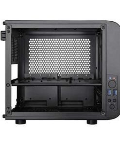 Thermaltake Core V1 SPCC Mini ITX Cube Gaming Computer Case Chassis, Interchangeable Side Panels, Black Edition, CA-1B8-00S1WN-00 77 41GzuAJR1L