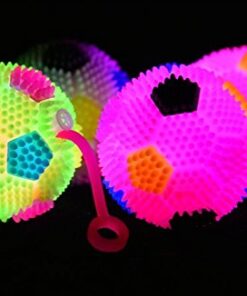 3" Light Up Squeaky LED 'Soccer Ball' Children's Kid's Toy Yoyo Ball (Colors May Vary) Set of 12 10 41H2sel9U6L