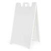 Plasticade Signicade Portable Storable Folding Heavy Duty Plastic A Frame Double Sided Sidewalk Sign with Locking Hinges, White 1 Pack 5 41HLVXqGAkL
