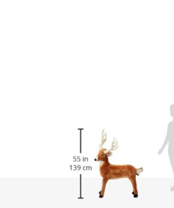 Melissa & Doug Giant Deer - Lifelike Stuffed Animal (over 3 feet long) 27 41Hft6Cb0PL 2
