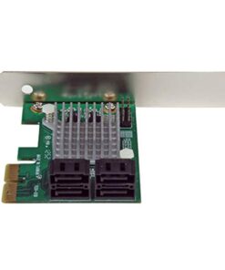 StarTech.com 4 Port PCI Express 2.0 SATA III 6Gbps RAID Controller Card with HyperDuo SSD Tiering - PCIe SATA 3 Controller Adapter (PEXSAT34RH) 4x SATA III 8 41HhUpaM71L