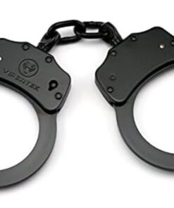 VIPERTEK Double Lock Steel Police Edition Professional Grade Handcuffs (Black) 16 41Hjck0TDqL