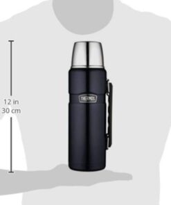 THERMOS Stainless King Vacuum-Insulated Beverage Bottle, 40 Ounce, Blue 30 41HkiEPX37L