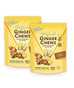 Prince of Peace Original Ginger Chews, 4 oz. – Candied Ginger – Natural Candy Pack – 2 Pack 4 Ounce (Pack of 2) 23 41HuFmHZCXS