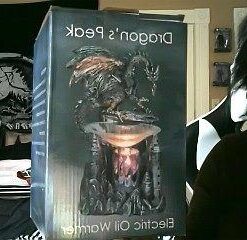 Mythical Winged Dragon Guarding Castle Electric Oil Warmer or Wax Tart Burner for Decorative Medieval & Gothic Decor Statues and Figurines As Aromatherapy Essential Scented Oil Gifts for Dragon Lovers 33 41ID2nhoQOL