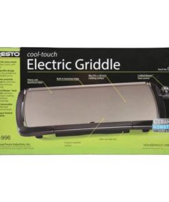 Alternative view of Presto Cool-touch Electric Griddle 07055 10 1/2- x 20-inch Gray