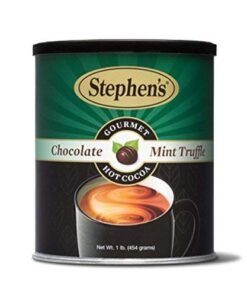 Alternative view of Stephen's Gourmet Hot Cocoa, Chocolate Mint Truffle - 1lb. Canister 1 Pound (Pack of 1)