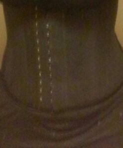 Ann Chery 2027 Corset Waist Trainer for Women’s Weight Loss - Colombian Waist Cincher With Straps - 3 Hook Vest Body Shaper XXL/40 Black 31 41JJV08 8hL