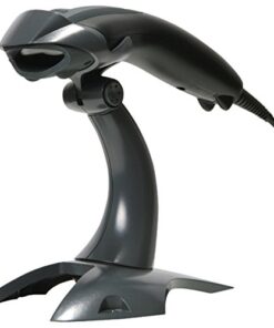 Honeywell 1400G Voyager Linear/Area-Imaging Scanner with USB Host Interface, 2D Rigid Present Stand, 4.0/5.5 V DC, 400 mA, Black