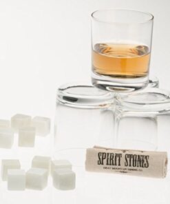 Alternative view of Highball Glass - Set of 4 Whiskey Glasses plus 12 Whiskey Stones - Old fashioned whiskyglas - No hassle return