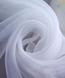 120" Wide (10ft Wide) x 120 Yards Roll - White Sheer Voile Chiffon Fabric - Sedona DESIGNZ Brand Perfect for Draping Panels and Masking for Weddings & Events (White) 15 41JgEs3vlbL 1