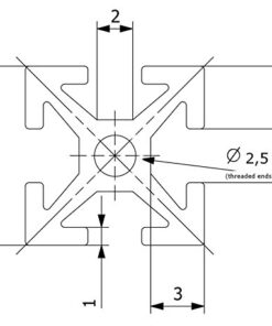 MakerBeam 200x10x10mm Beam Black anodised (Pack of 8) 7 41Jr46waoxL 1