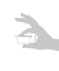 Polar Ice Jello Durable Plastic Shot Glasses, 2-Ounce, Translucent (Pack of 125) 12 41JsxL0kt6L