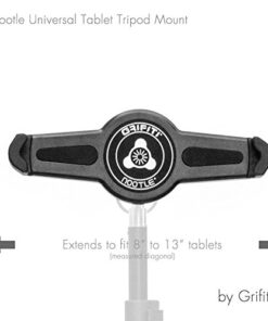 GRIFITI Nootle Universal Tablet Tripod Monopod Adjustable Mount for All 7 to 11 Inch Tablets 1/4 20 Threaded Connector for Small to Standard iPads, iPad Pro, and Other Tablets Holder Attachment 13 41Jzb2ptt4L