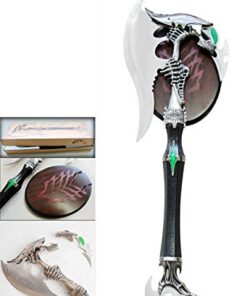 20" Alien Fantasy Battle Axe w/Dagger and Plaque New 7 41K2QMpD8vL