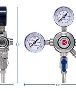 Kegco KC LH-542 Draft Beer Regulator, Chrome 23 41KSS C3UaL