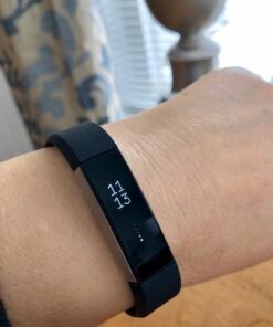 IQShield Screen Protector Compatible with Fitbit Alta HR (2017,Alta 2016,Ace 2018)(6-Pack) Anti-Bubble Clear TPU Film 1.38 INCH 52 41KoTkBPb L