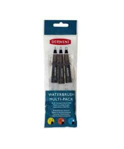 Derwent Art Supplies, Waterbrush, 3 Pack (2301975) Assorted Tips 3 Pack 18 41L6iwf22xL