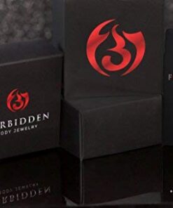 Forbidden Body Jewelry Surgical Steel Petite Belly Button Rings Curved Navel Barbell Set 14G 5/16 inch, 3mm end balls (2pcs-Select Colors) Steel/Rose Gold 25 41L6lIRYUQL