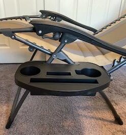 Keten Zero Gravity Chair Tray, Upgraded Version Cup Holder for Zero Gravity Chair Large Utility Clip On Chair Table/Tray for Carrying iPhone 7Plus/ iPad/Water Cups/Books (Black) 35 41L9bQapdL