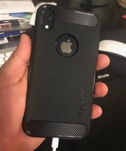 Spigen Rugged Armor Designed for iPhone XR Case (2018) - Matte Black 40 41LCQ0AynPL