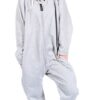 Forever Lazy Heavyweight Adult Onesies | One-Piece Pajama Jumpsuits for Men and Women | Unisex XX-Small Gray 29 41LCQK9pGuL