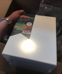 conda 8x10 inch Stretched Canvas for Painting, Pack of 10, 100% Cotton, 5/8 in Profile Blank Stretched Canvas Value Bulk Pack Art White Canvas for Acrylics, Oils Painting 51 41LVS2FeoqL