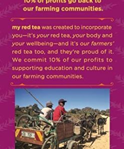 Rooibos Tea, USDA Certified Organic Tea, MY RED TEA. Tagless South African, 100% Pure, Single Origin, Natural, Farmer Friendly, GMO and Caffeine Free (80) 6.8 Ounce (Pack of 1) 25 41Lv3TAlx3L