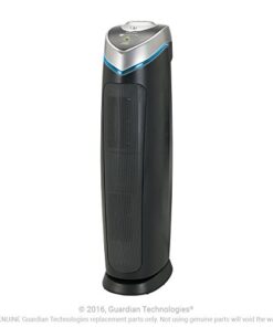 GermGuardian Air Purifier with HEPA 13 Filter, Removes 99.97% of Pollutants, Covers Large Room up to 915 Sq. Foot Room in 1 Hr, UV-C Light Helps Reduce Germs, Zero Ozone Verified, 28", Gray, AC5000E 42 41LzKQcFL L